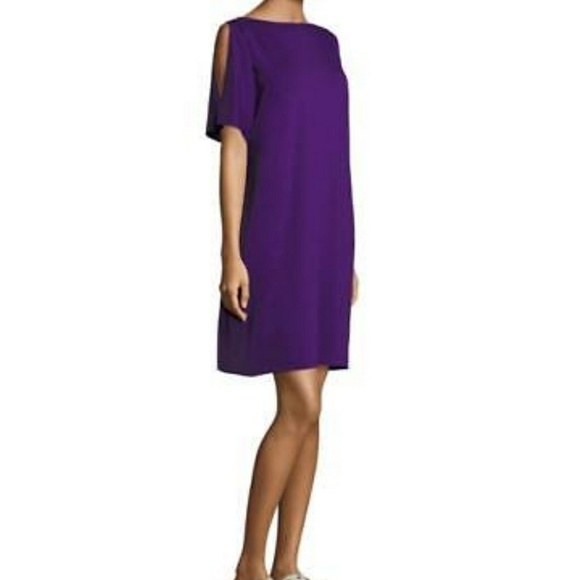 eileen fisher purple dress